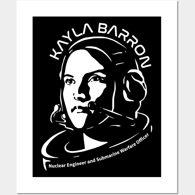 Women in Space: Kayla Barron Wall Art by photon_illustration